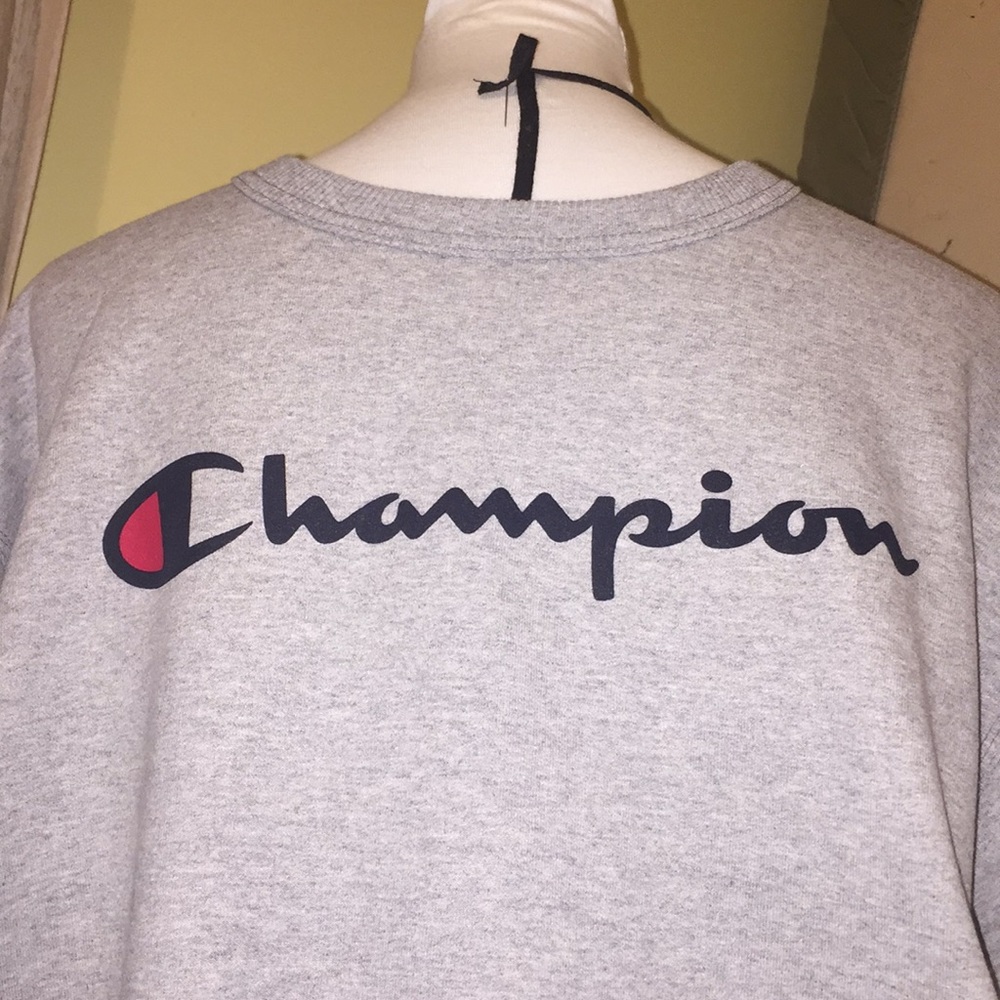 CHAMPION CREWNECK GREY MENS